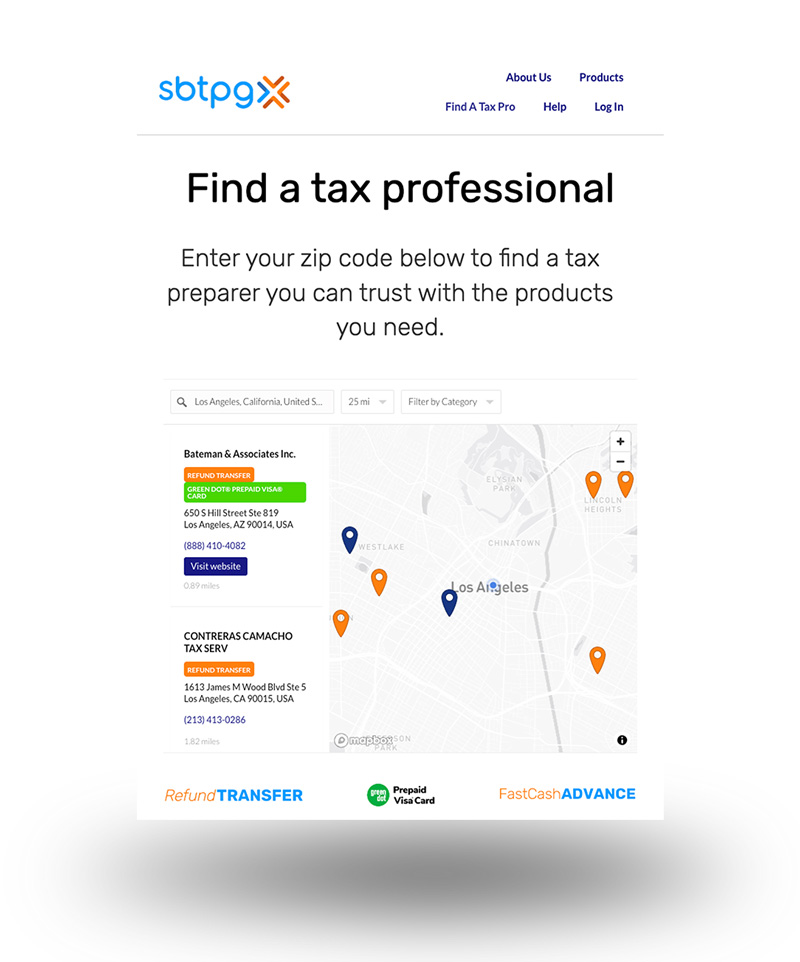 Find a tax pro